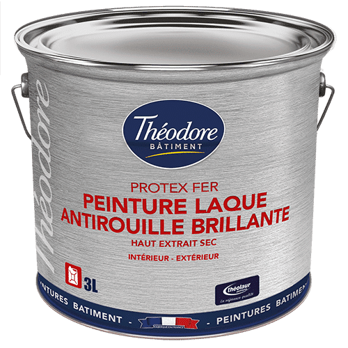 PEINTURE ANTIROUILLE SPECIAL FER GLYCERO NOIR BRILLANT 2,5 L