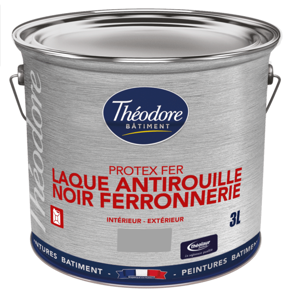 PROTEX FER LAQUE ANTIROUILLE NOIR FERRONNERIE